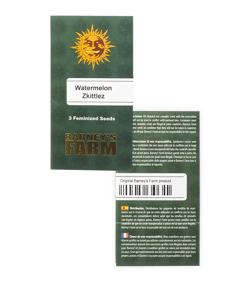 Watermelon Zkittlez fem (Barney's Farm) семена конопли — изображение 2